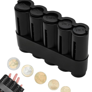 Monnayeur Pièces Euro, Monnayeur 2 Euro Avec 5 Compartiments